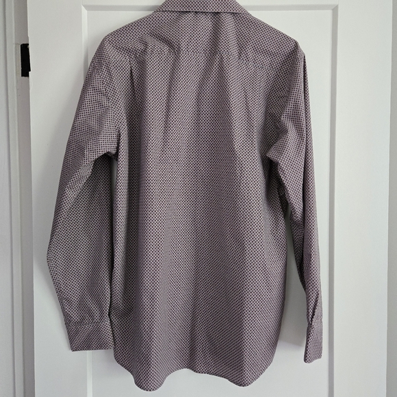 Lucky Brand Men's Large Classic Stretch Patterned Shirt - Picture 2 of 12